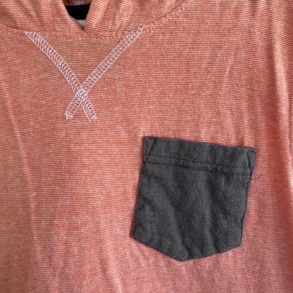 2/$10 or 3/$12 Peach and Grey hooded tank top - Picture 3 of 5